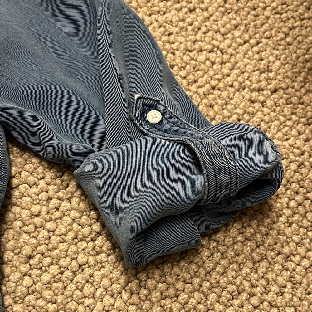 Banana Republic Blue Button-Down Shirt - Picture 7 of 16